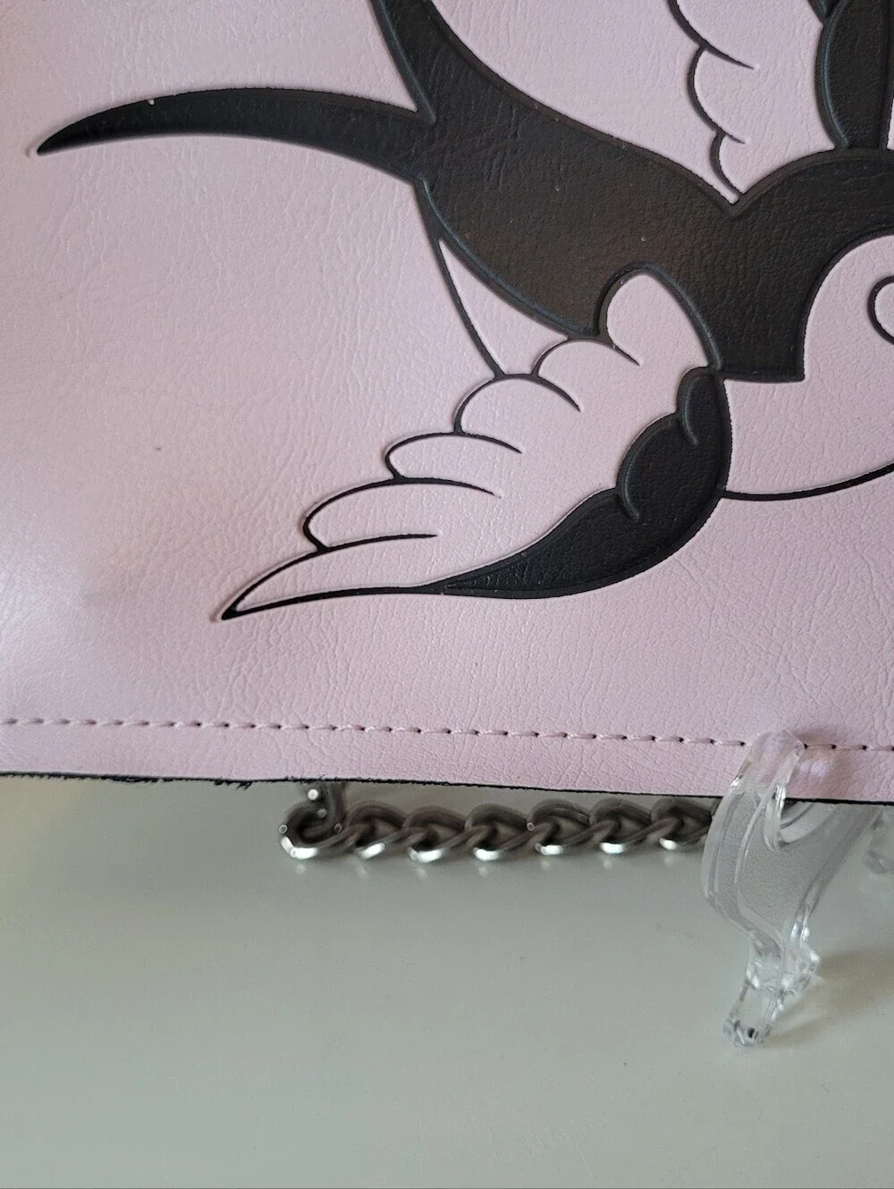 Lux De Ville Sparrow Clutch With Chain Strap, VGUC
